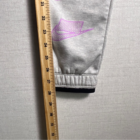 Nike Therma Fleece PX Sweatpants "Joker" Retro Gray‎ Yellow Orange Men’s Size S - Picture 7 of 9